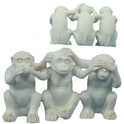 swarovski 3 wise monkeys